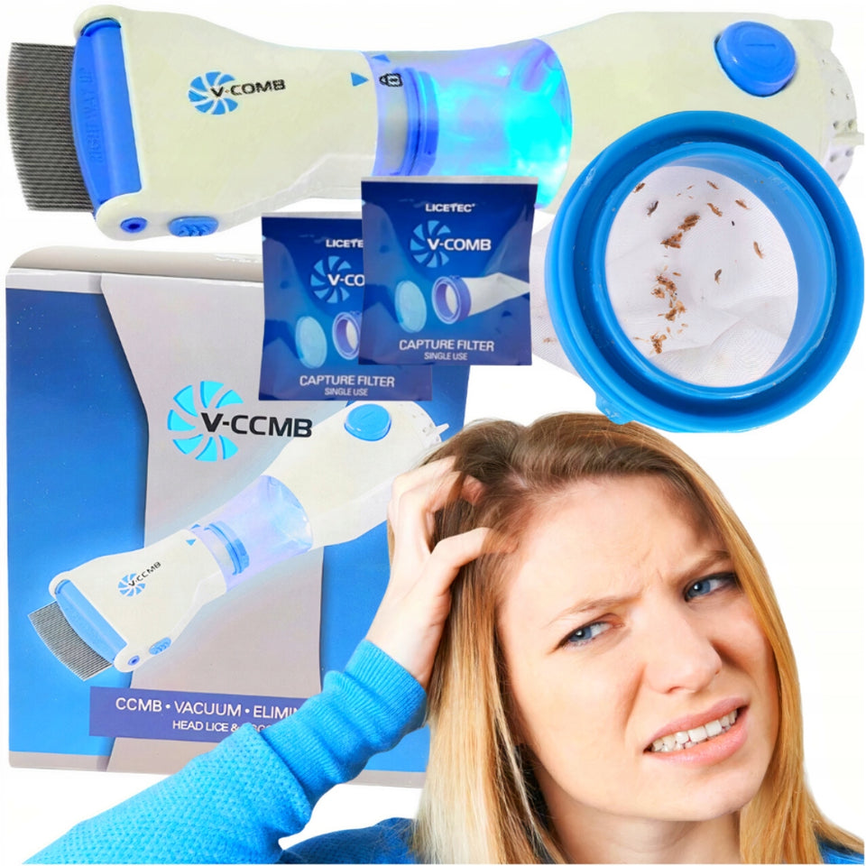 🧼✨ Aspiradora Eléctrica Anti Piojos 🐞⚡